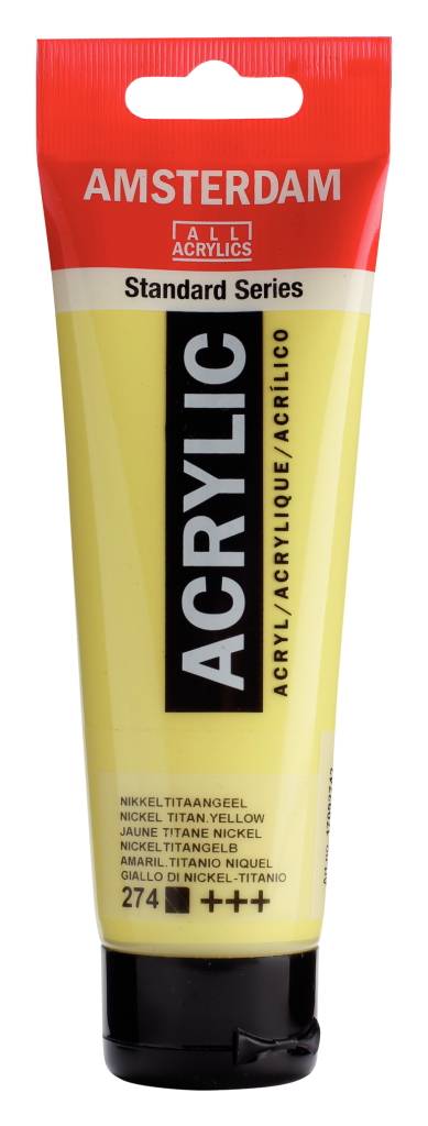 Royal Talens Amsterdam acrylverf 120 ml 274 - Nikkeltitaangeel