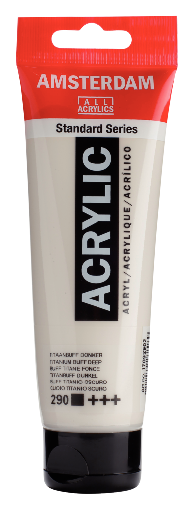 Royal Talens Amsterdam Acrylic Paint 120 ml 290 - Titanium Buff Deep