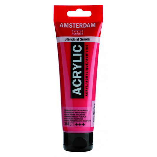 Royal Talens Amsterdam acrylverf 120 ml 348 - Permanentrood Purper