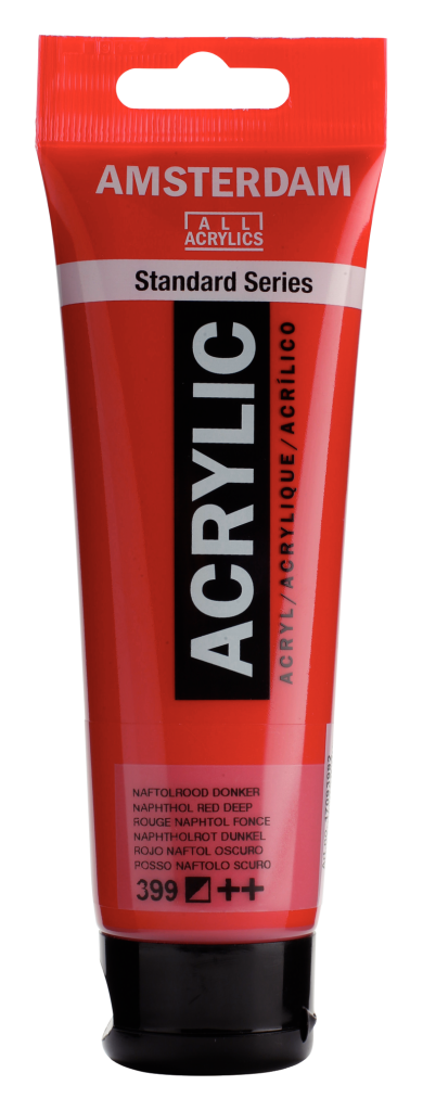 Royal Talens Amsterdam acrylverf 120 ml 399 - Naftolrood Donker