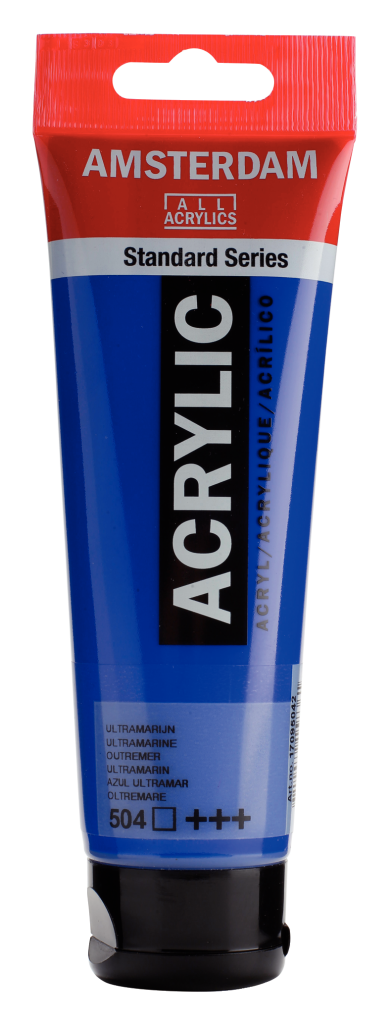 Royal Talens Amsterdam acrylverf 120 ml 504 - Ultramarijn