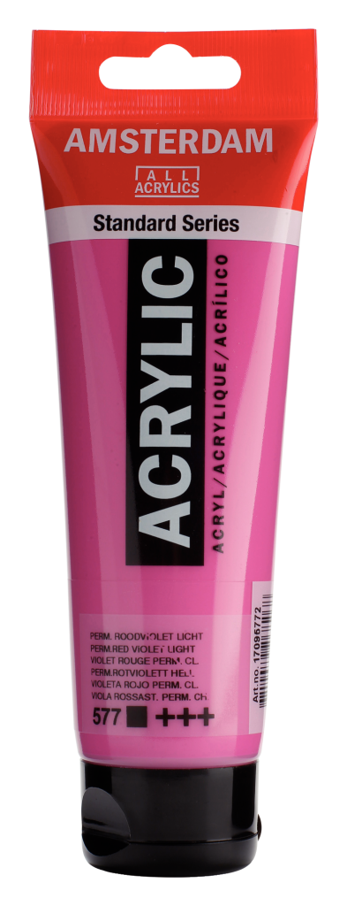 Royal Talens Amsterdam acrylverf 120 ml 577 - Permanentroodviolet Licht