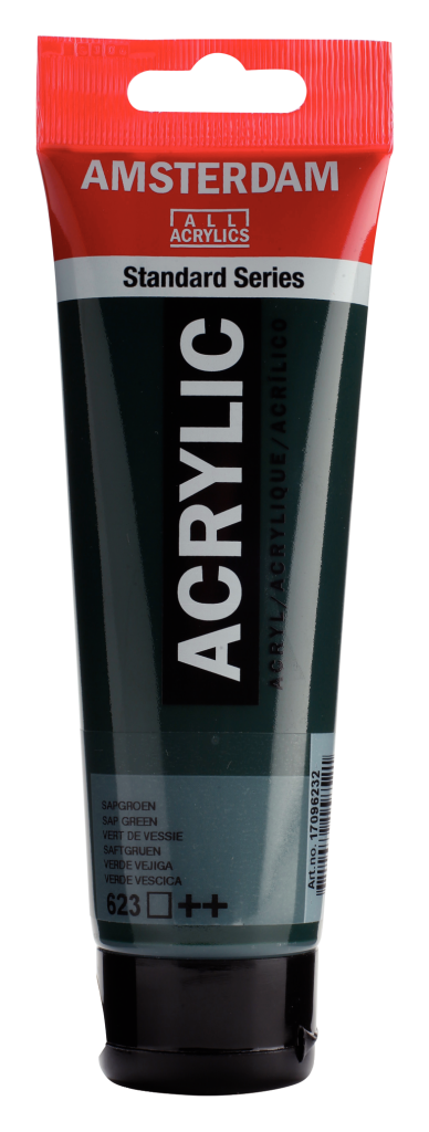 Royal Talens Amsterdam Acrylic Paint 120ml 623 - Sap Green