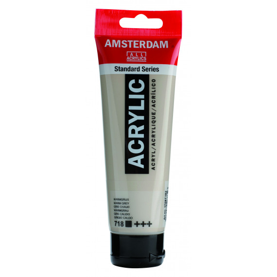 Royal Talens Amsterdam acrylverf 120 ml 718 - Warmgrijs