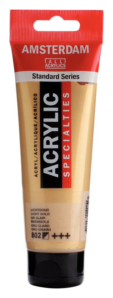 Royal Talens Amsterdam Acrylic Paint 120ml 802 - Light Gold