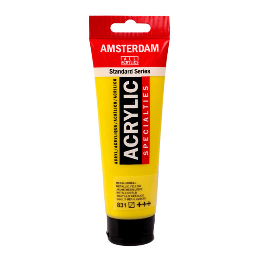 Royal Talens Amsterdam acrylverf 120 ml 831- Metallic geel