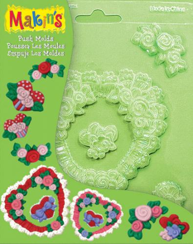 Fimo Pushmold Harten - Mal voor Polymeerklei / Boetseerklei