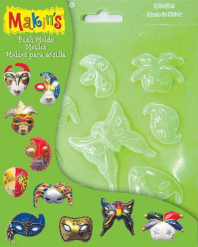 Fimo Pushmold Masks - Polymeerklei / Boetseerklei