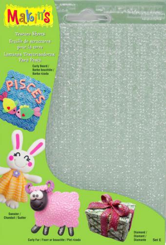 Fimo Klei Texture Sheets Set E - Polymeerklei & Boetseerklei