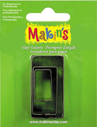 Makins Uitsteekvorm Rechthoek 3-delig Set - Boetseerklei