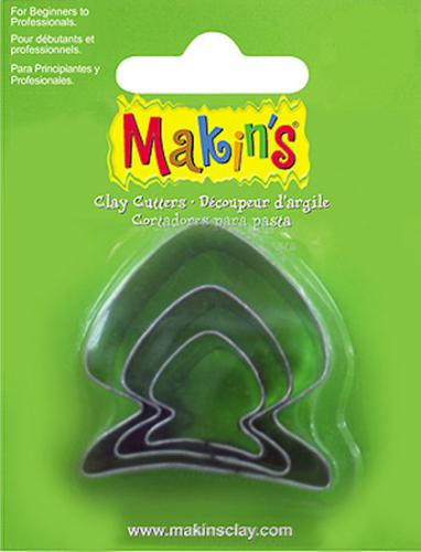 Makins Clay Uitsteekvorm Vis 3-delige Set - Boetseerklei