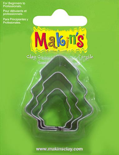 Makins Clay Uitsteekvorm Tree 3 PC Set - Boetseerklei