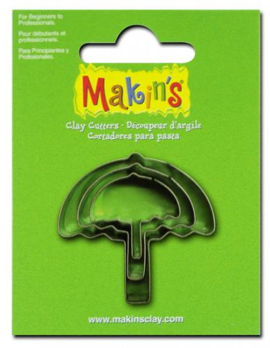 Makins Clay Uitsteekvorm Umbrella 3 PC Set - Polymeerklei / Boetseerklei
