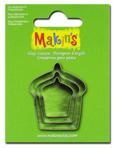 Makins Uitsteekvormen Set 3-delig - Boetseerklei & Kleigereedschap