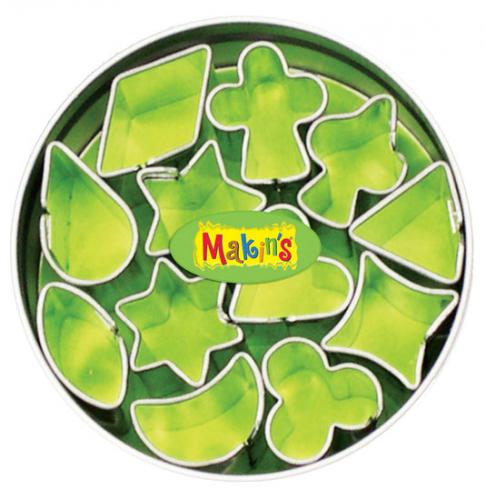 Makins Uitsteekvorm Set Mini Geo 12 PC - Boetseerklei