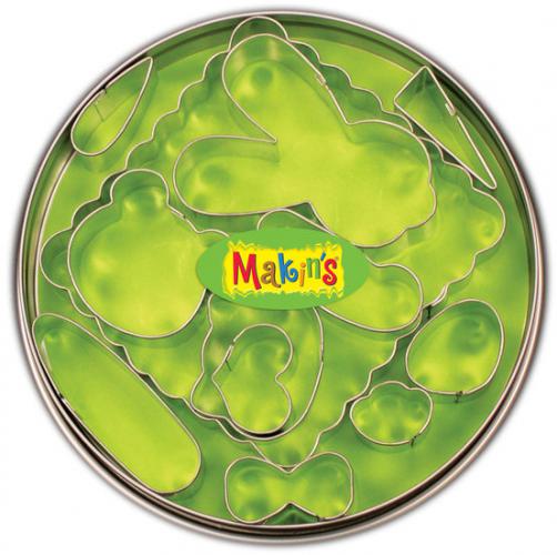 Makins Clay Uitsteekvorm Set Dieren 12-delig - Boetseerklei