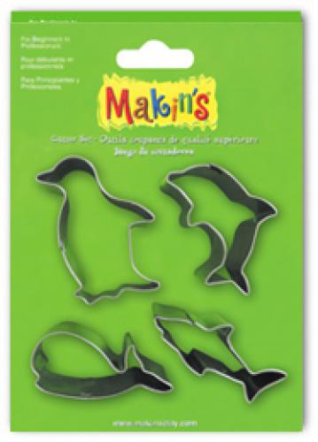 Makins Clay Zee Dieren Uitsteekvormen 4-delig - Polymeerklei / Boetseerklei