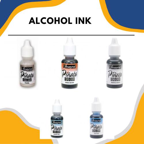 Afwerking Alcohol Inkt Piñata Set 1 - 5 kleuren 5x14ml - Polymeerklei