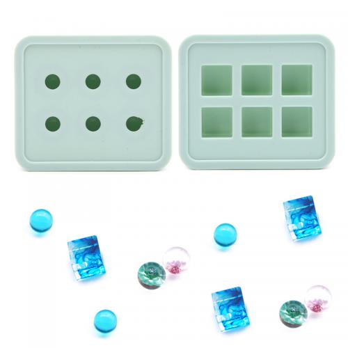 Fimo Siliconen Moulds vierkant 12mm - Polymeerklei / Boetseerklei