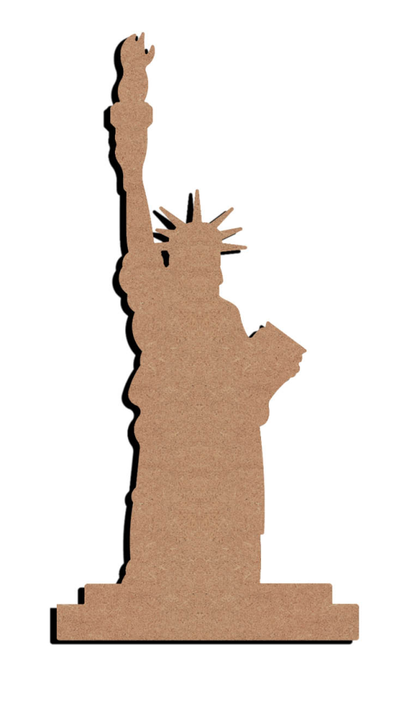 MDF Figur Freiheitsstatue 58 cm