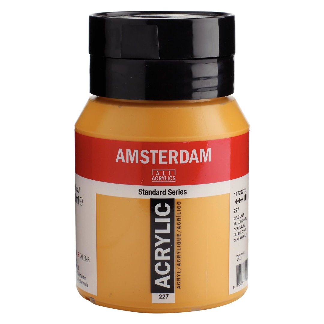 Royal Talens Amsterdam  Acrylverf 227 Gele Oker 500 ml