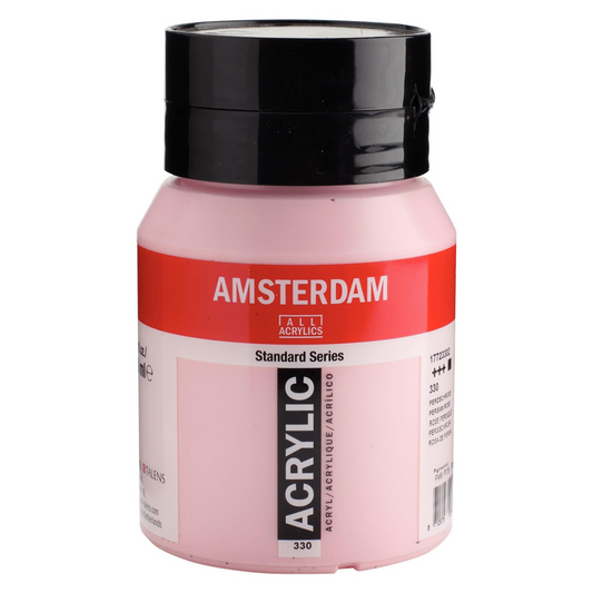 Royal Talens Amsterdam Acrylic Paint 330 Persian Rose 500 ml