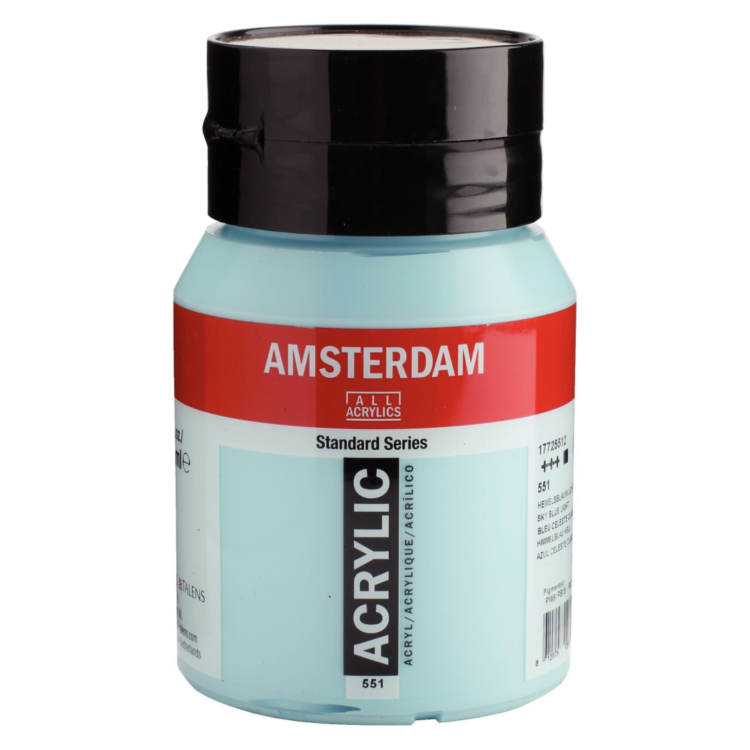 Royal Talens Amsterdam Acrylverf 551 Hemelsblauw Licht 500 ml