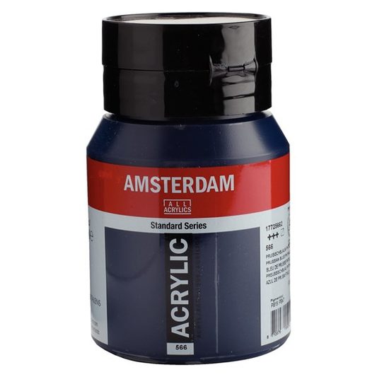 Royal Talens Amsterdam Acrylverf 566 Pruisischblauw 500 ml
