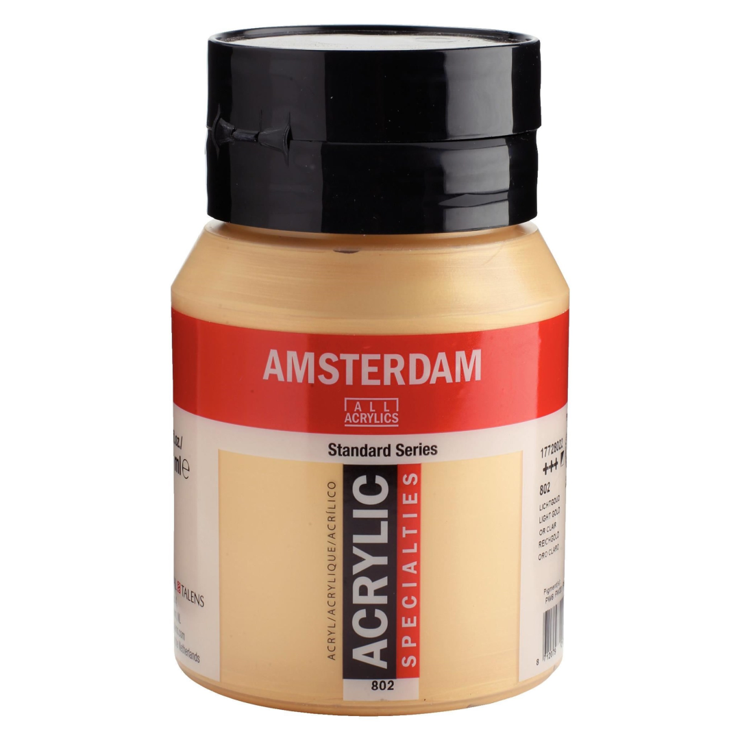 Royal Talens Amsterdam Acrylverf 802 Lichtgoud 500 ml