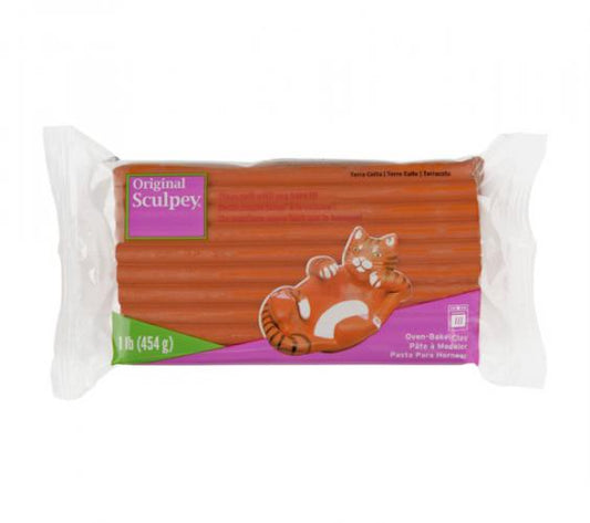 Sculpey Original Terracotta 454gr - Polymeerklei / Boetseerklei