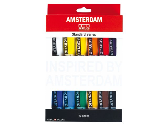 Royal Talens Amsterdam Acrylset 12x20 ml