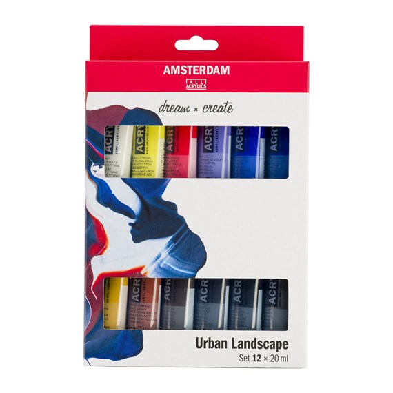 Royal Talens Amsterdam Acryl-Set Urban 12x20 ml