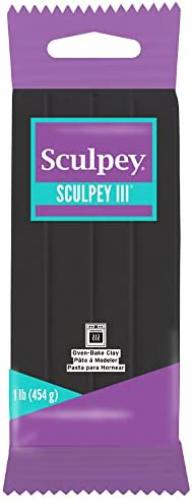 Sculpey III Soft Zwart 227g - Polymeerklei / Boetseerklei