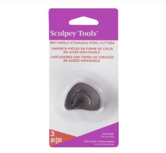 Sculpey Uitsteekvormen Irregulair Ovaal 3 Stuks - Boetseerklei