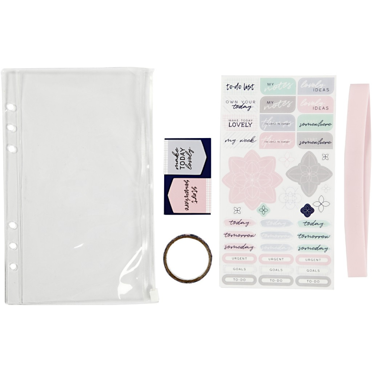 CC Gevulde Plastic Etui Bullet Journal 24x21,5 cm