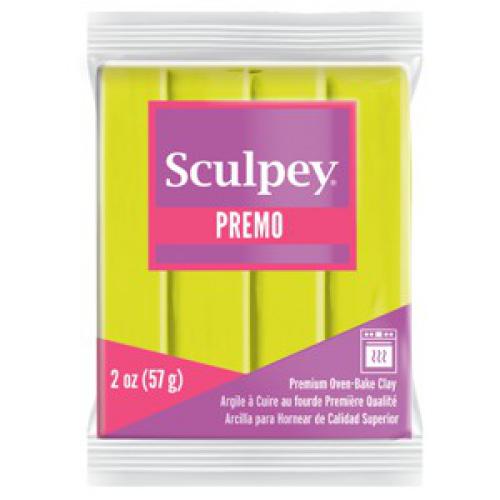 Sculpey Premo Accent Geel Fluor - Polymeerklei / Boetseerklei
