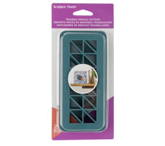 Gereedschap Uitsteekvormen Mosiac Triangle Cutters per 2 - Boetseerklei