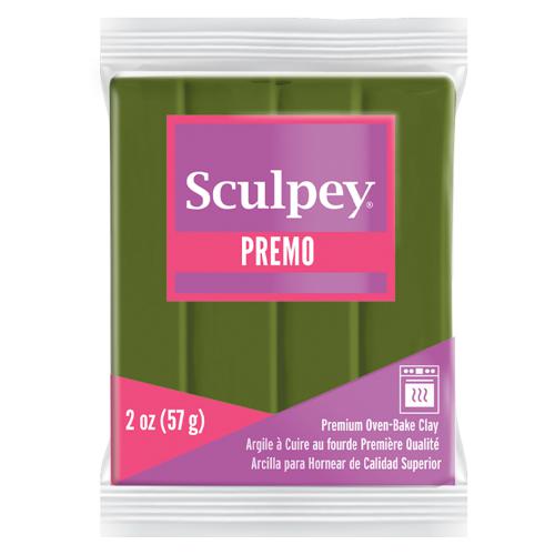 Sculpey Premo Olijf 57g - Hoogwaardige Polymeerklei / Boetseerklei