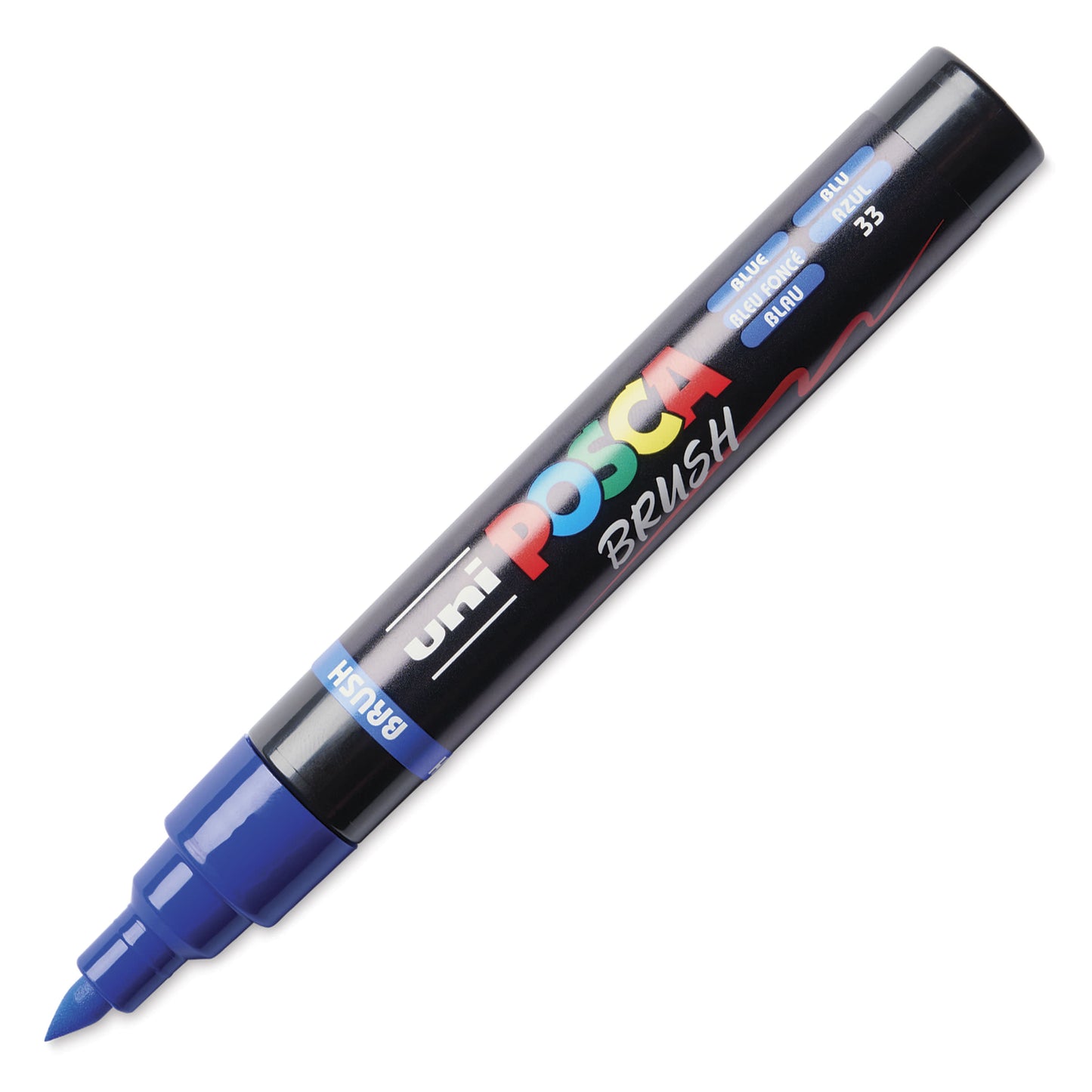Uni Posca Brushmarker 5M Donkerblauw