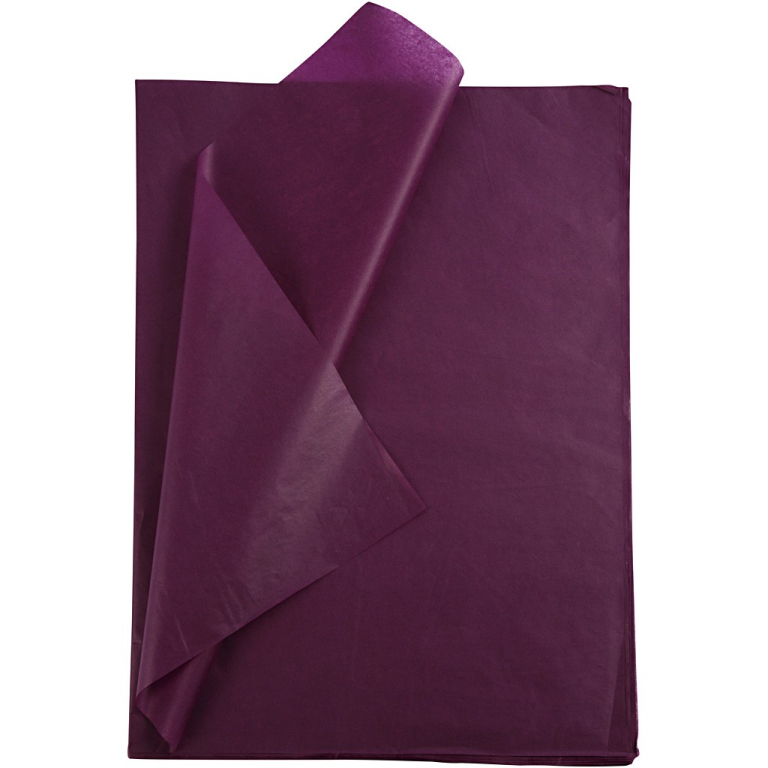 CC Seidenpapier 50x70 cm Bordeaux 10 Blatt