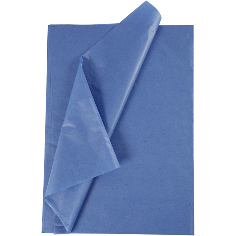 CC Tissuepapier 50x70 cm Blauw 10 vel