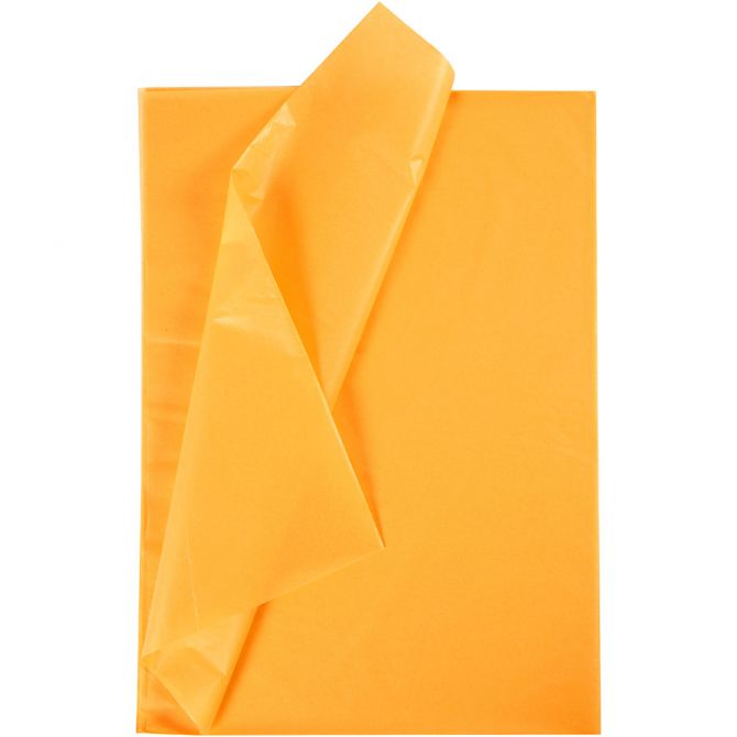 CC Seidenpapier 50x70 cm Gelb 25 Blatt