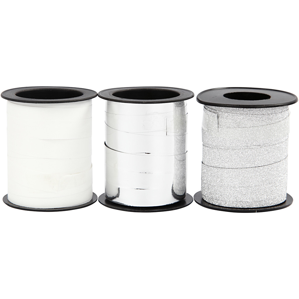 CC Cadeaulint Set 3x15 m Zilver
