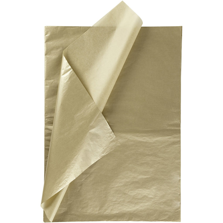 CC Tissuepapier 50x70 cm Goud 25 vel