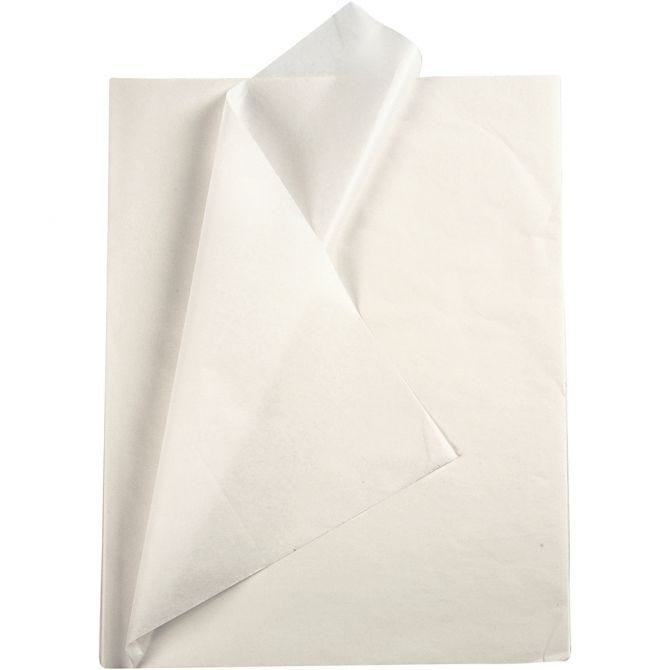 CC Seidenpapier 50x70 cm Weiß 25 Blatt