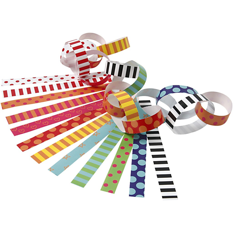 Colortime Slinger Stroken Bedrukt 16 cm