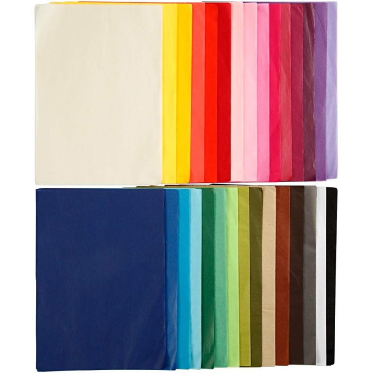 CC Tissuepapier A4 30 kleuren totaal 300 vel