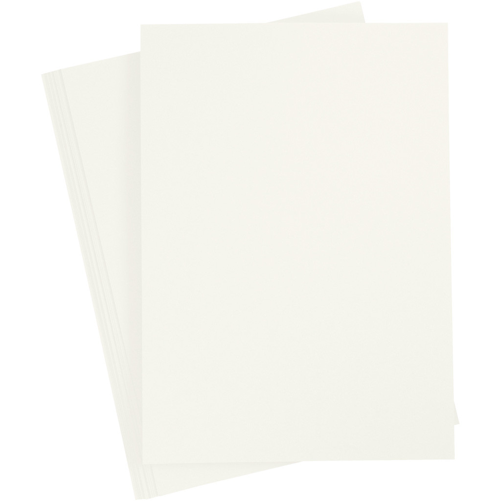 CC Farbiger Karton A4 Elfenbein 20 Blatt