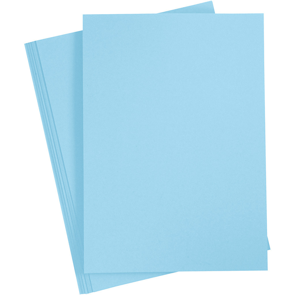 CC Coloured Cardboard A4 Sky Blue 20 sheets