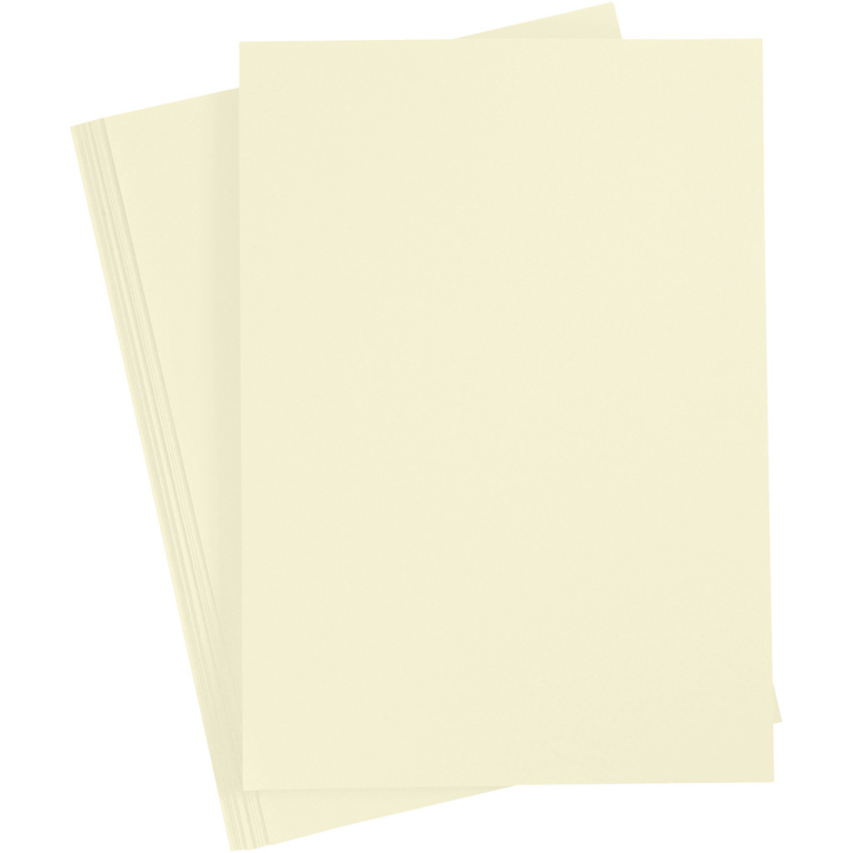 CC Bunter Karton A4 210 g Pastellgelb 10 Blatt